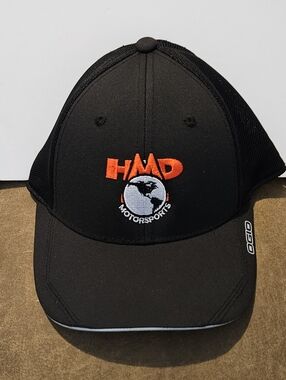 Ogio Brand Featuring HMD Motorsports Racing Team Black Logo Trucker Hat
